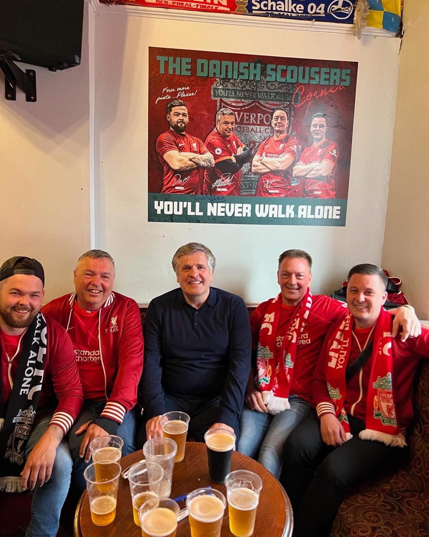 The Danish Scousers Corner på The Albert Pub