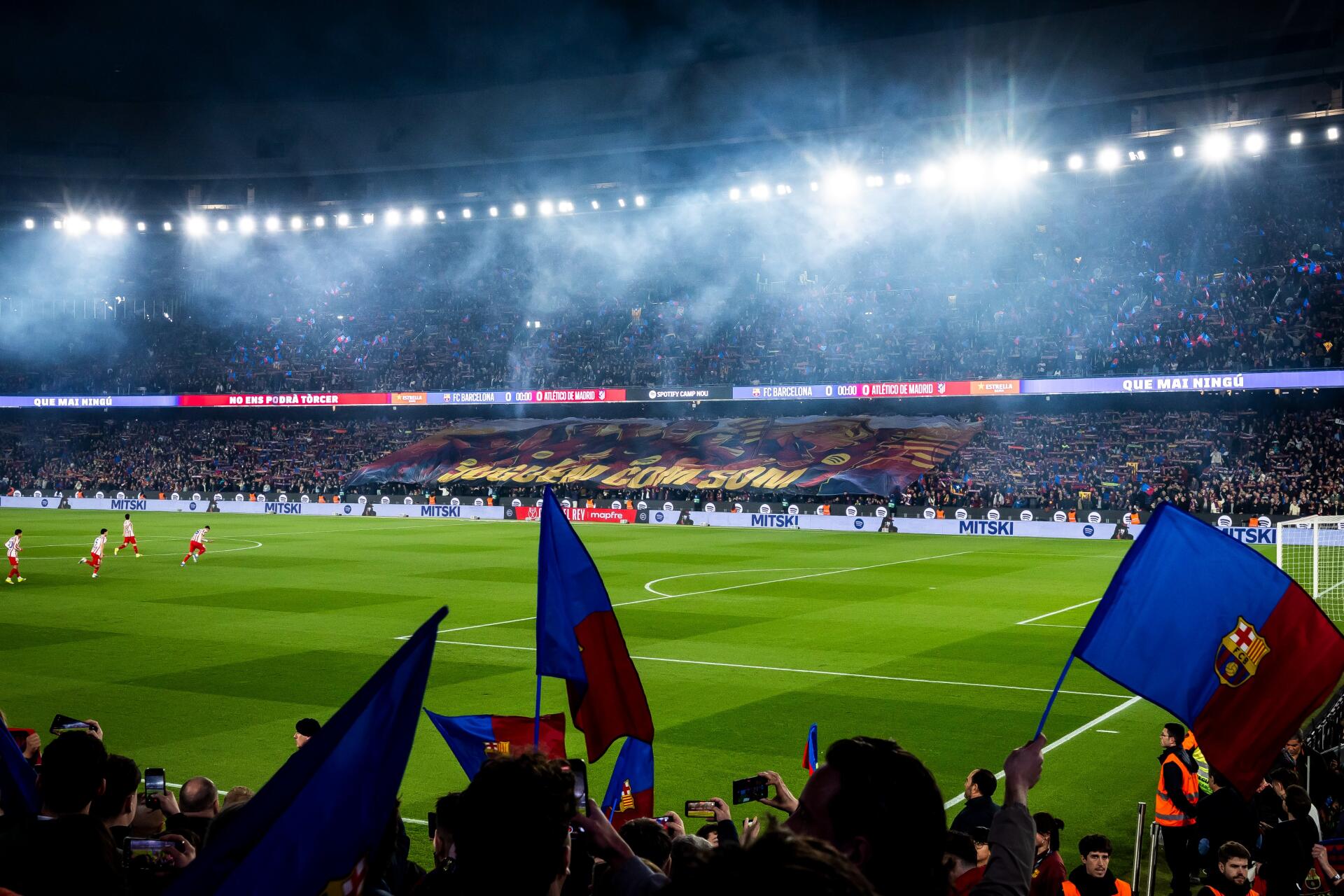 FC Barcelona fans på Spotify Camp Nou